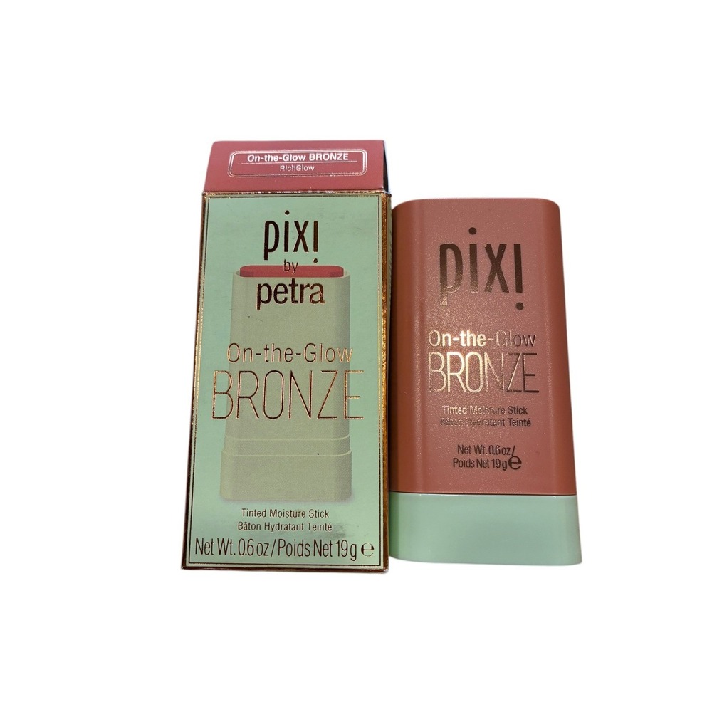 Pixi by Petra On-the-Glow Bronze Tinted Moisture Stick in RichGlow 19g 0.6oz NIB